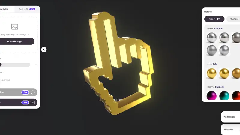 Screenshot of 3D Logo Lab