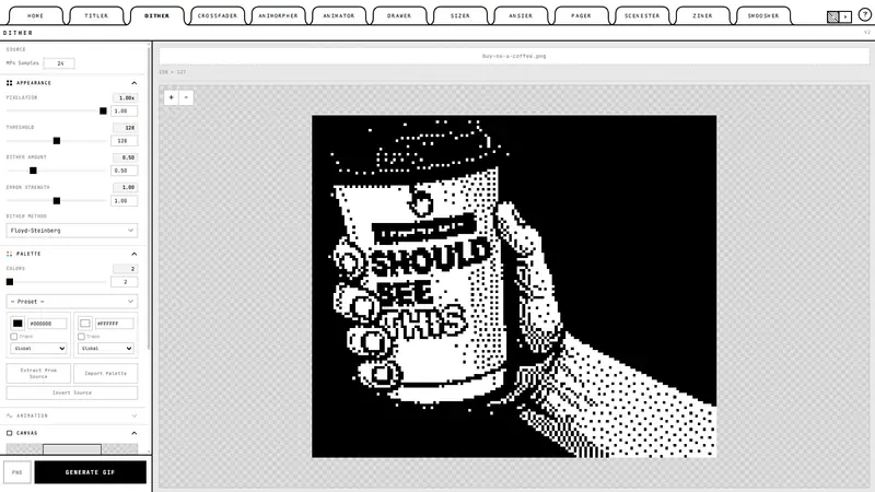 Screenshot of Aderpy