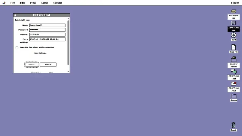 Screenshot of Dialup.rip