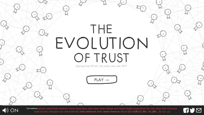 Screenshot of The Evolution of Trust
