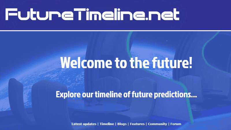 Screenshot of Future Timeline