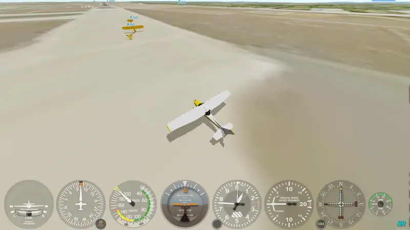 Screenshot of GeoFS