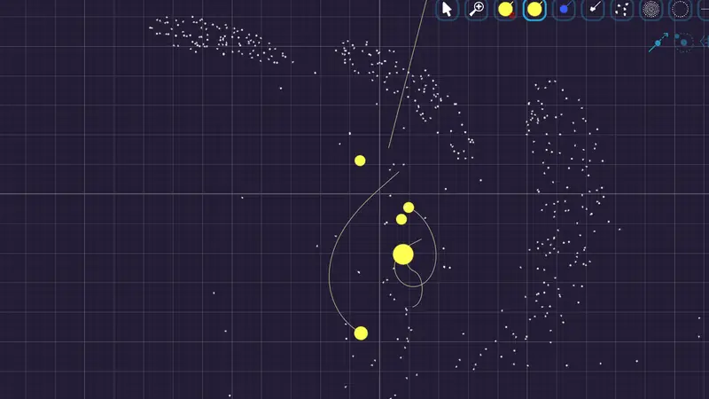Screenshot of Gravity Simulator