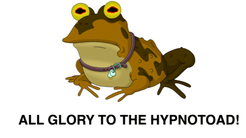 Screenshot of All Glory to the Hypnotoad