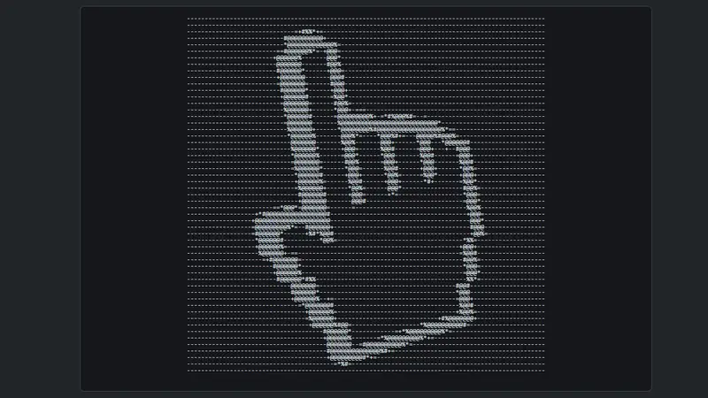 Screenshot of Image to ASCII