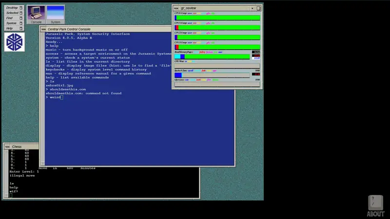 Screenshot of Jurassic Systems