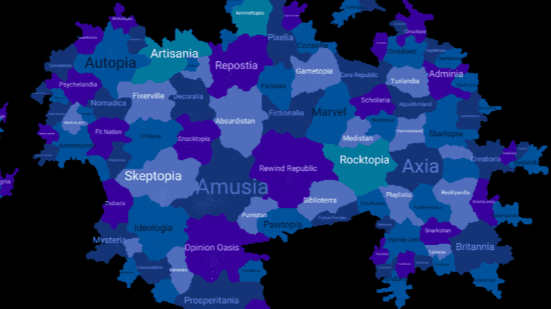 Screenshot of Map of Reddit