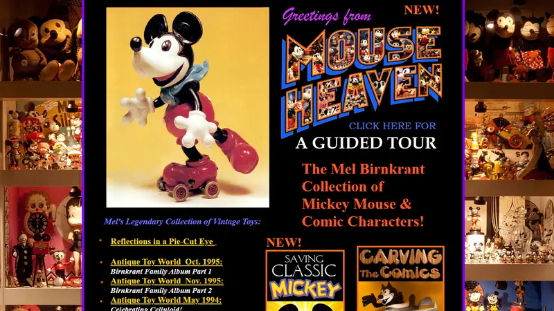 Screenshot of Vintage Comic Characters Collection