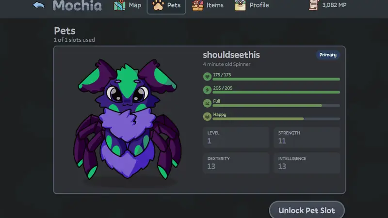 Screenshot of Mochia