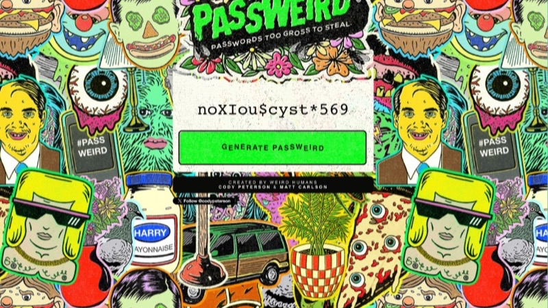 Screenshot of Passweird