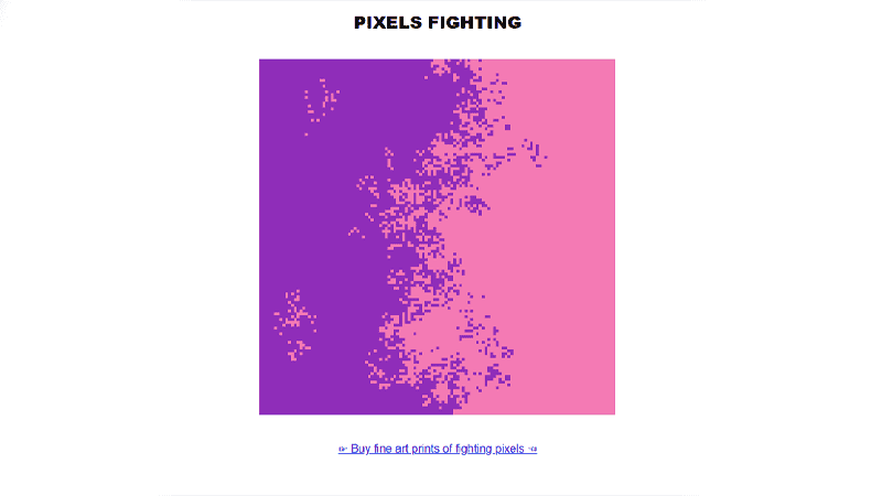 Screenshot of Pixels Fighting