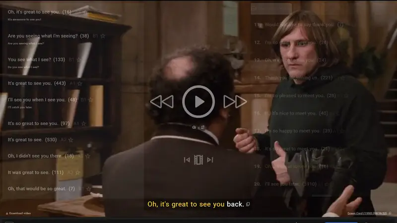 Screenshot of PlayPhrase.me