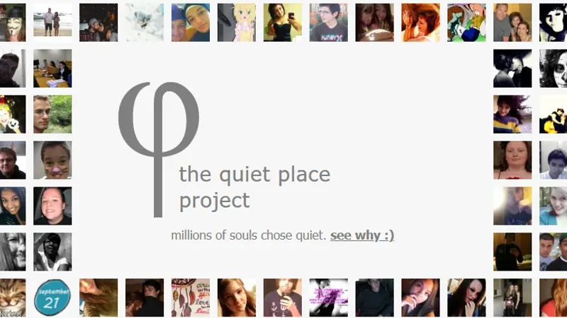 Screenshot of The Quiet Place Project
