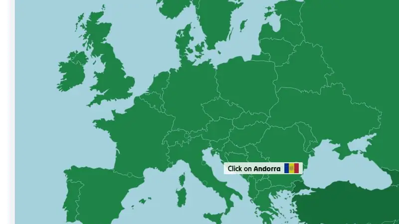 Screenshot of Seterra