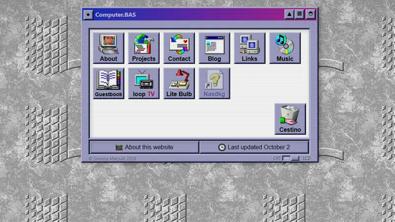 Screenshot of Simone's Computer