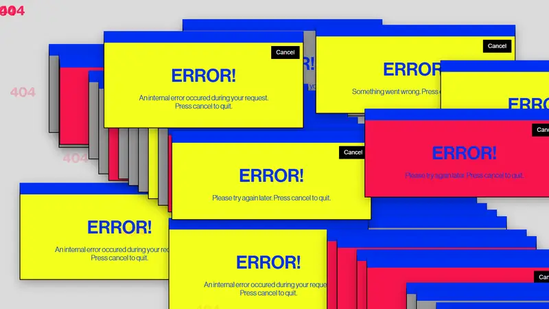 Screenshot of Something Went Wrong