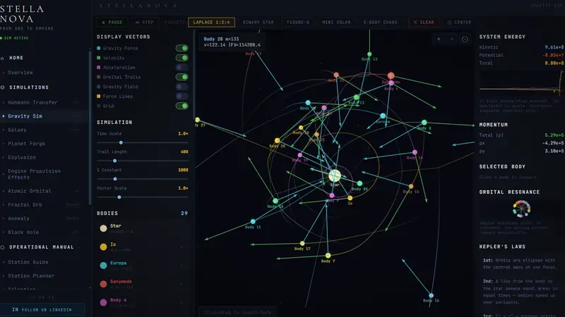 Screenshot of Stella Nova