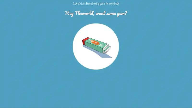Screenshot of Stick of Gum