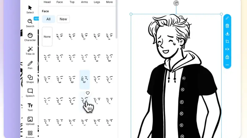 Screenshot of StoryTribe