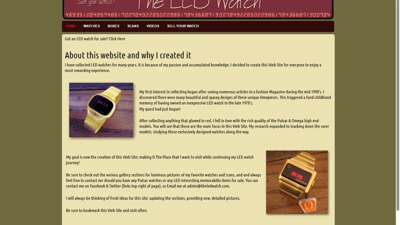 Screenshot of The LED Watch