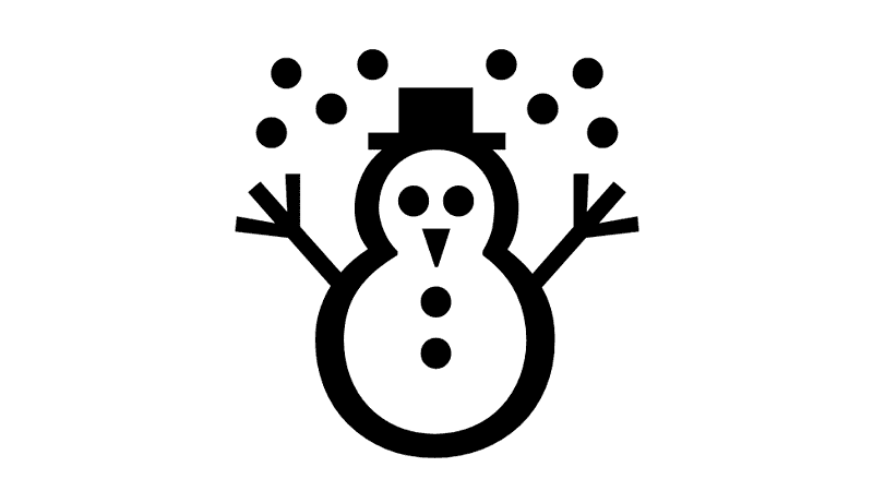 Screenshot of Unicode Snowman for You