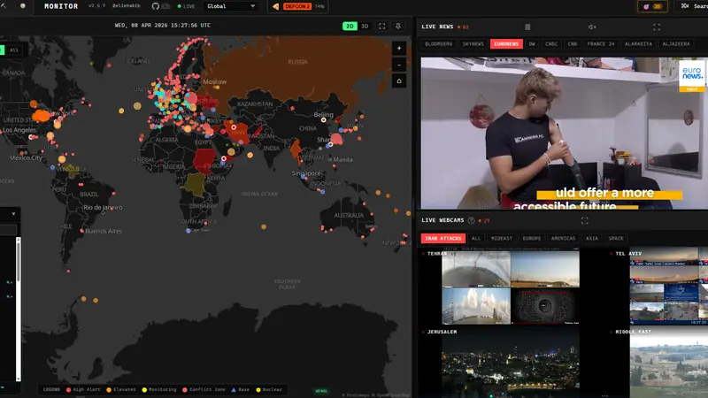 Screenshot of World Monitor